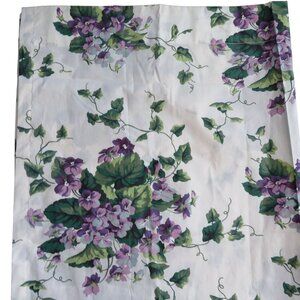 Pair of 2 Waverly Garden Room Sweet Violets Curtain Panels 42" x 84" Unlined